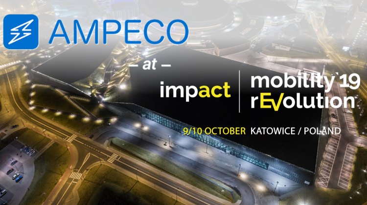 AMPECO @ Impact Mobility rEVolution '19 in Katowice, Poland - AMPECO will be at MOVE 2019 in London on February 12-13. MOVE is one of the most important mobility event of the year. We have a stand at the Startup Village where you can meet our team and learn about our solutions.