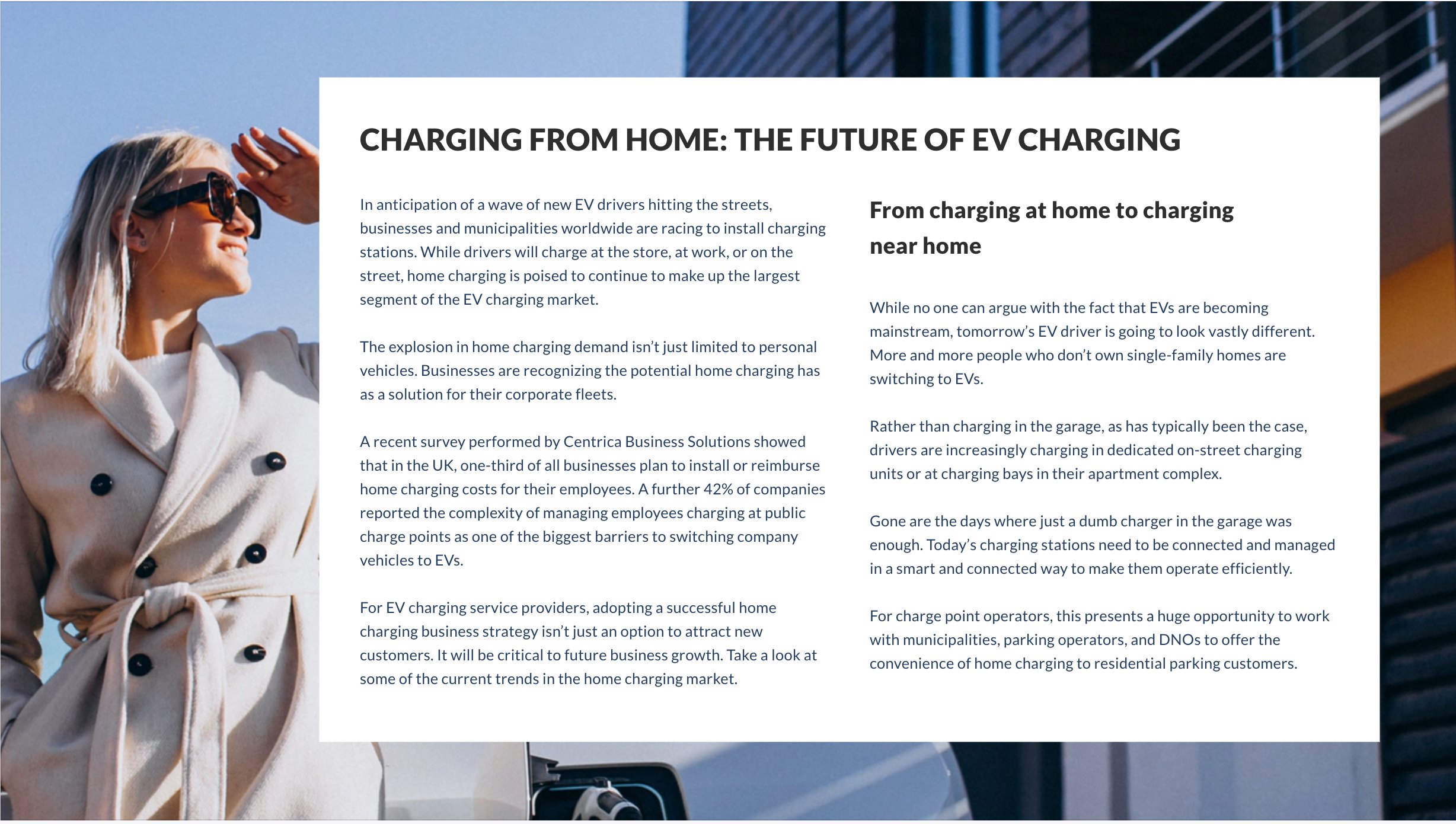 Building A Successful Home Charging Business Model - For a full guide to the home charging market, establishing your home charging business model, and key tools for success, click here to download our e-book.