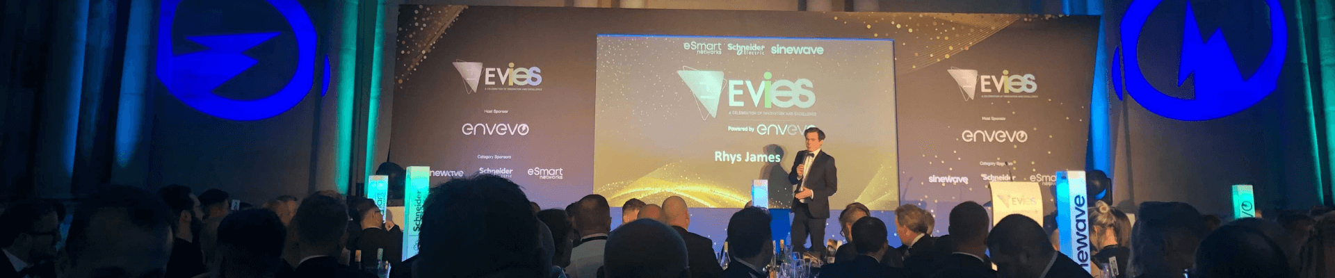 Petar Georgiev wins ev star under 30 at the Evies 2021 award ceremony