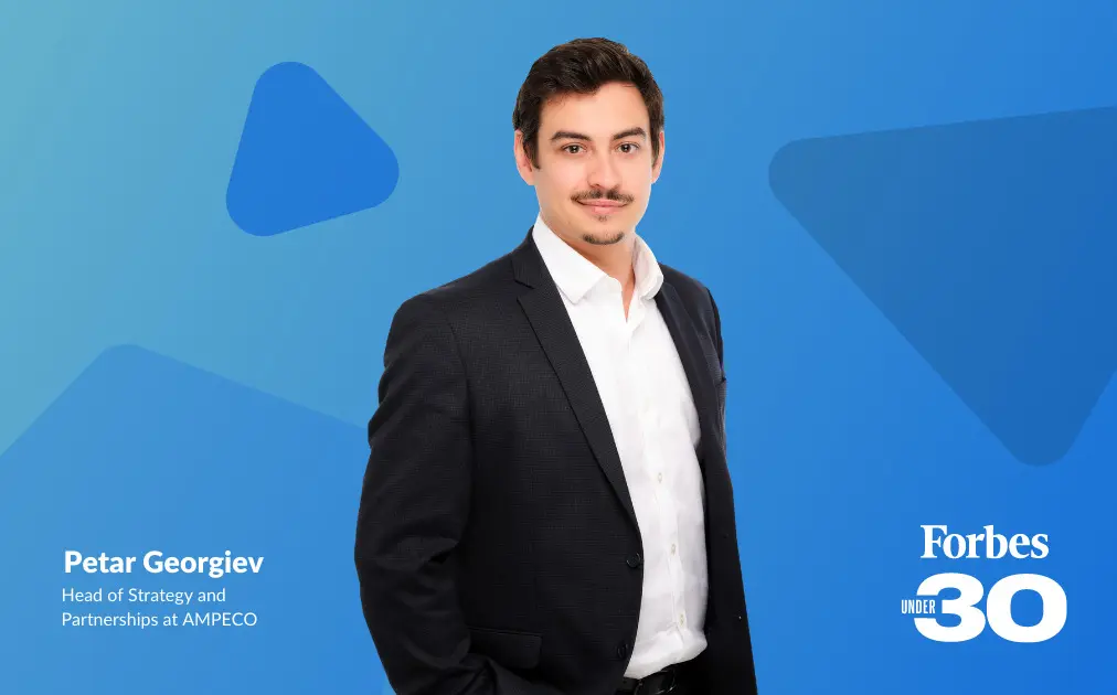 Peter Georgiev from Ampeco nominated for Forbes 30 under 30 award.