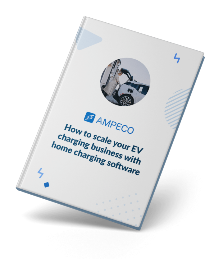 ampeco e-book cover about home charging