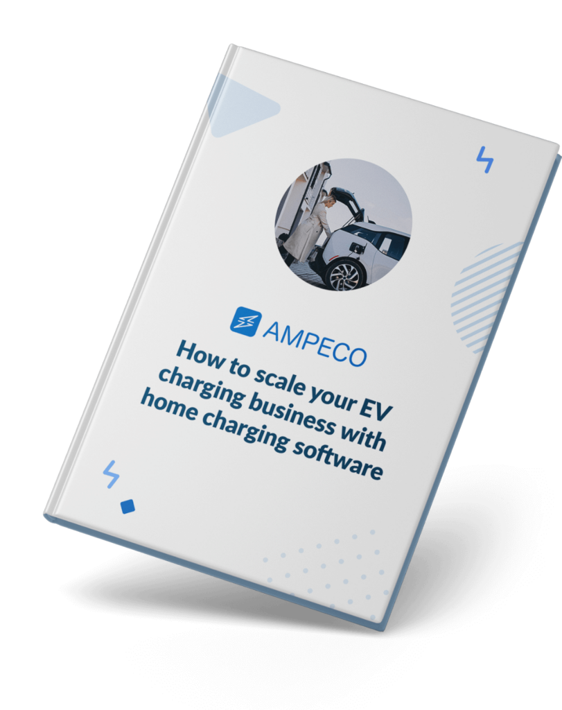 ampeco e-book cover about home charging