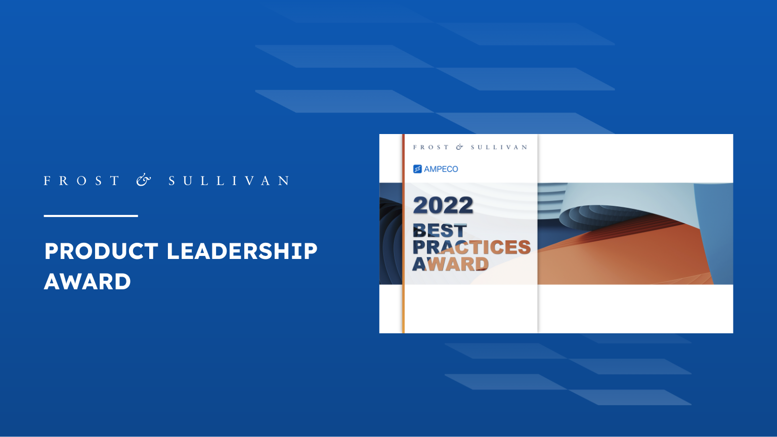Frost & Sullivan Recognizes AeC as Company of the Year for Its