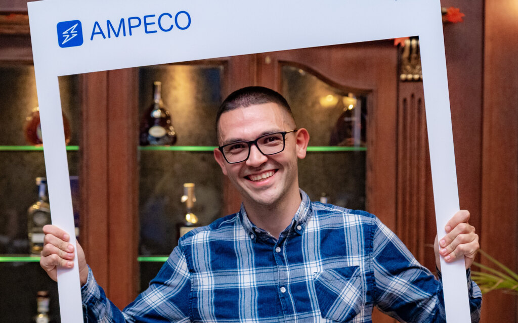 Meet Lyubomir Todorov - ​​Welcome back to “Life at AMPECO”. Our behind-the-scenes series of blog posts starring the members of the AMPECO dream team. The ones committed to overcoming everyday challenges while building the EV charging future.