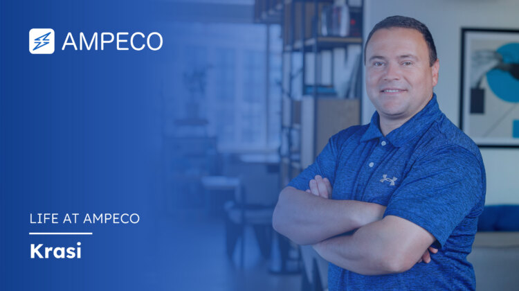 Meet Krastan Ivanov - Welcome to “Life at AMPECO”, where we will share more about the people behind our award-winning product, their everyday life in and out of the company, their professional insights and experiences, their motivation, and everything that makes them part of the AMPECO dream team.