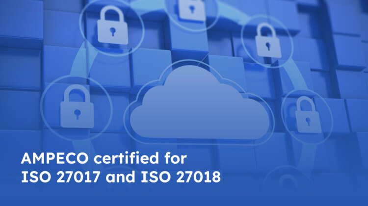 AMPECO achieves ISO 27017 and ISO 27018 certifications - We are pleased to announce that we have been granted certifications for ISO 27017 and ISO 27018,  globally-respected information security standards developed by the International Organization for Standardization (ISO). AMPECO was previously awarded the ISO 27001 certification in 2021. These two additional certifications highlight the company's ongoing commitment to providing its customers with the gold standard in data security and privacy.
