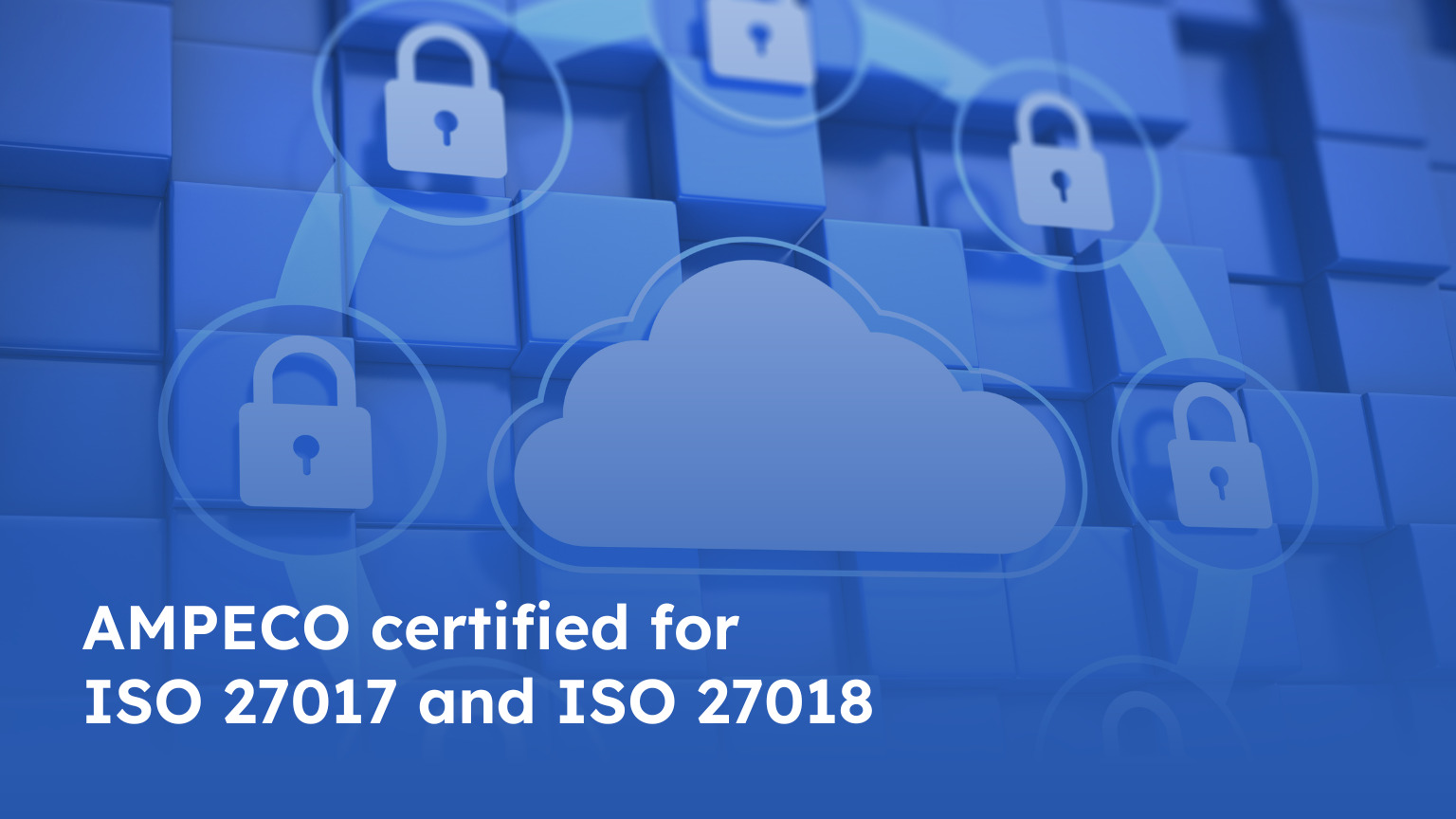 AMPECO achieves ISO 27017 and ISO 27018 certifications - We are pleased to announce that we have been granted certifications for ISO 27017 and ISO 27018,  globally-respected information security standards developed by the International Organization for Standardization (ISO). AMPECO was previously awarded the ISO 27001 certification in 2021. These two additional certifications highlight the company's ongoing commitment to providing its customers with the gold standard in data security and privacy.