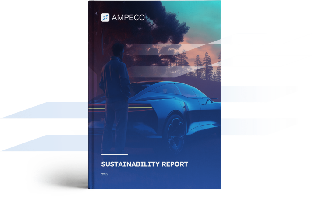 AMPECO Nachhaltigkeitsbericht Cover
